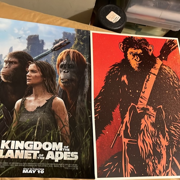 THREE Kingdom of the Planet of the Apes & Planet of Apes MOVIE POSTERS Disney - Picture 4 of 10